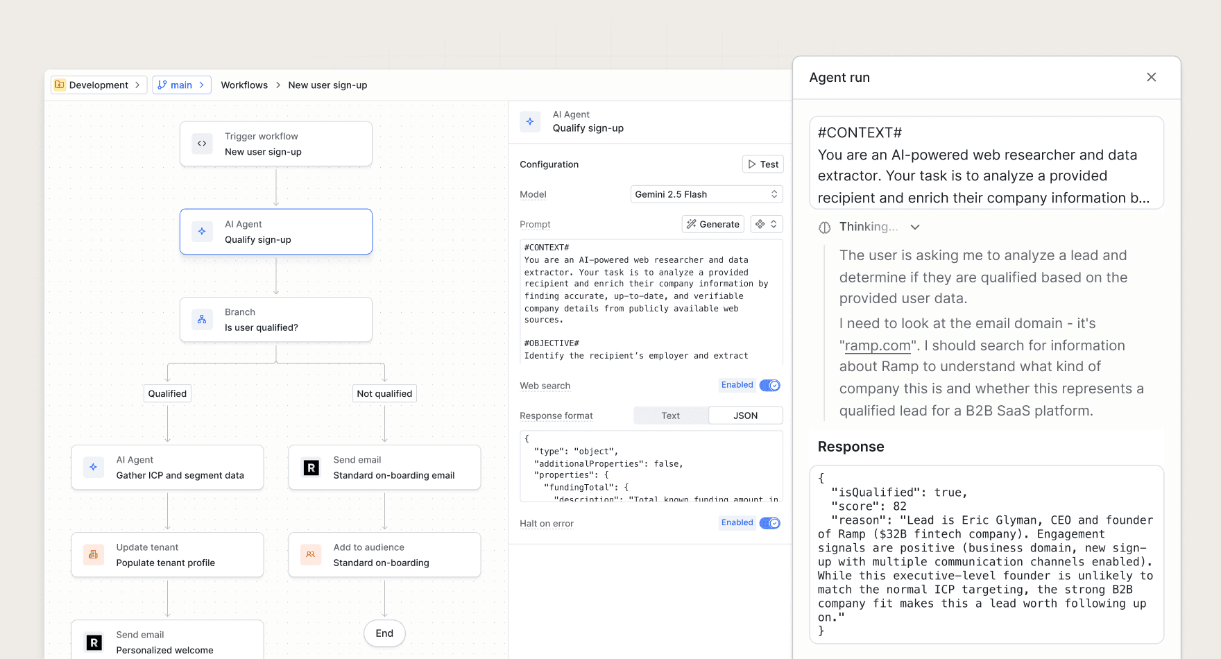 Agent function | Knock Docs