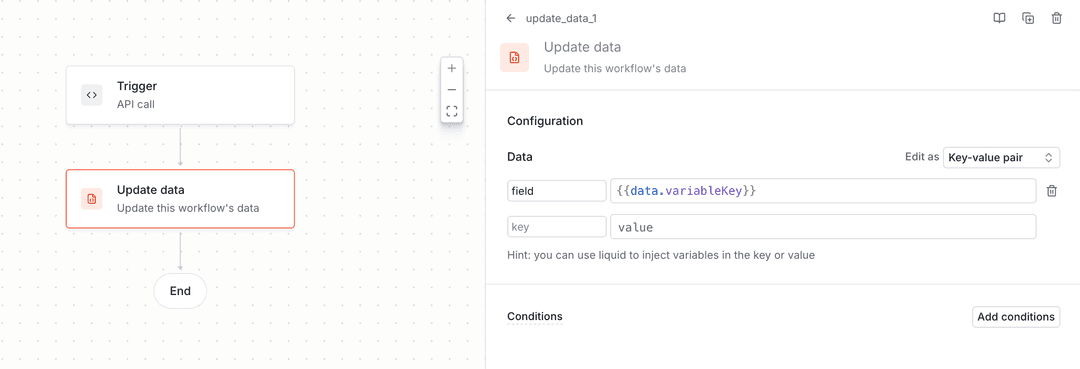 Update data function | Knock Docs